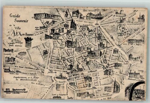 13090 Aix-en-Provence Gebrauchsspuren Stadtplan