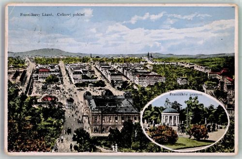 Frantiskovy Lazne Franzensbad 1932 Gebrauchsspuren