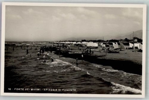 55042 Forte dei Marmi Foto AK Strand Schwimmbad