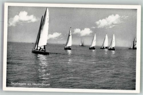 7100 Neusiedl am See Foto AK Neusiedeler See Segelretatta