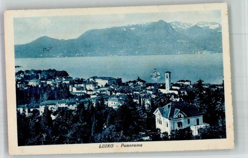 21016 Luino 1934 Foto AK Bahnpost Zug 2629