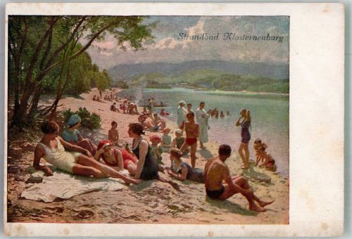 3400 Klosterneuburg Foto AK Schwimmbad