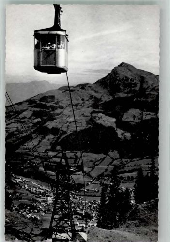 6370 Kitzbühel Foto AK Seilbahn Hahnenkammbahn