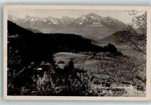 6833 Weiler Foto AK Schloss Hahnenberg