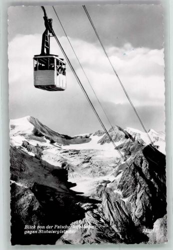 6080 Igls Foto AK Seilbahn Patscherkofel