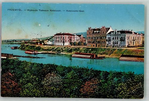 Premissel Przemysl Gebrauchsspuren Feldpost WK I Nr. 179 Koscuiszko Quai