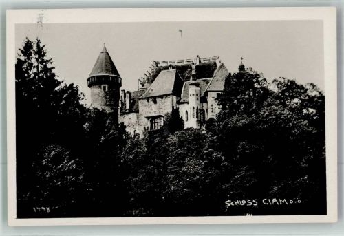 4352 Sperken Foto AK Schloss Clam