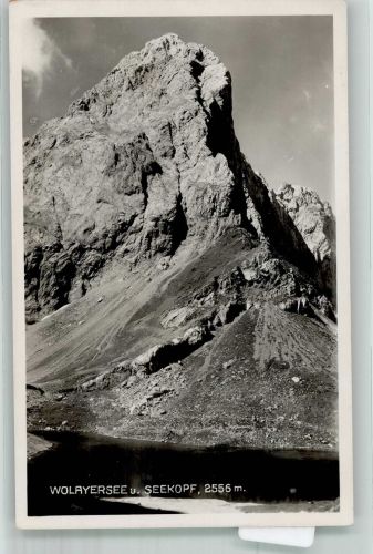 83324 W8222 Ruhpolding 1950 Foto AK Seekopf Wolayersee