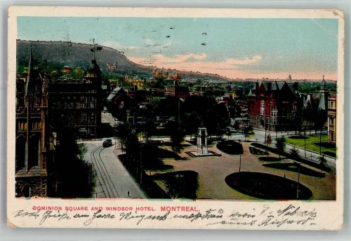 Montreal 1914 Gebrauchsspuren Hotel Windsor Dominion Square
