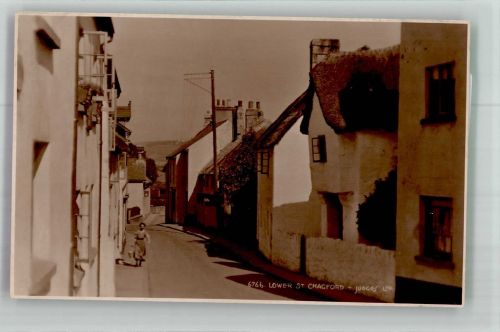 Plymouth Foto AK Löwen street Chagford Devon