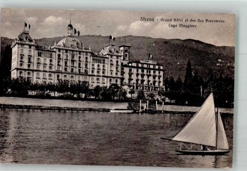 28838 Stresa Foto AK Grand Hotel Lago Maggiore