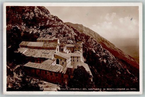 83013 Mercogliano 1940 Foto AK Feldpost WK II Oberkommando der Wehrmacht Montevergine