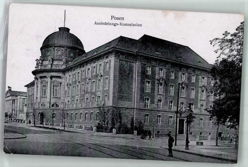 Posen Poznan 1918 Foto AK Bahnpost Berlin-Posen Zug 206 Feldpost WK I Ansiedel. Kommission