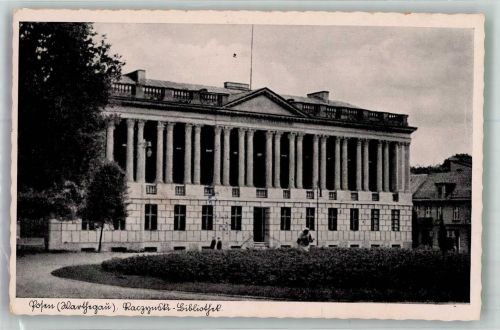 Posen Poznan 1940 Foto AK Feldpost WK II Luftwaffe Bibliothek Raczinksi