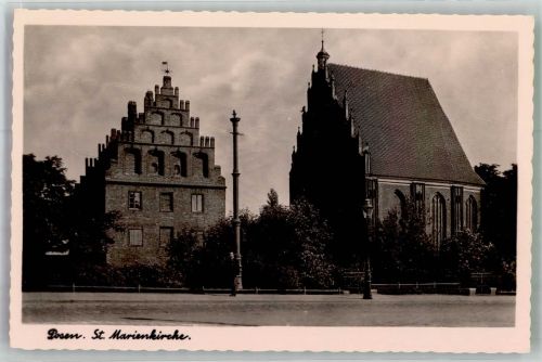 Posen Poznan Foto AK Kirche St. Marien