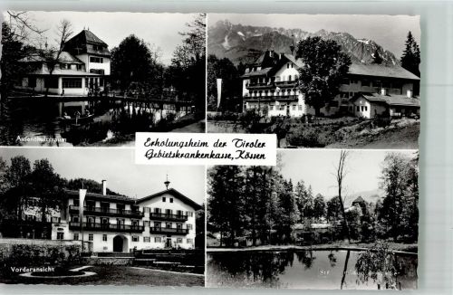 6344 Kössen Foto AK Pension Erholungsheim der Tiroler Gebietskrankenkasse