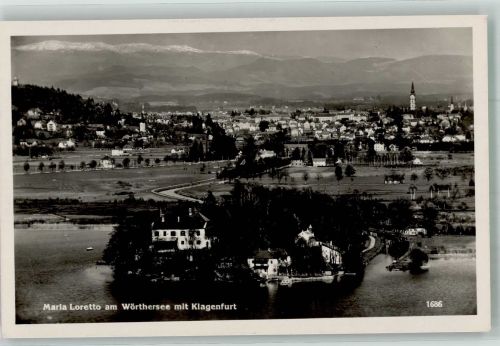 9020 Klagenfurt 01.Bez.:Innere Stadt 1956 Foto AK Wörthersee Maria Loretto