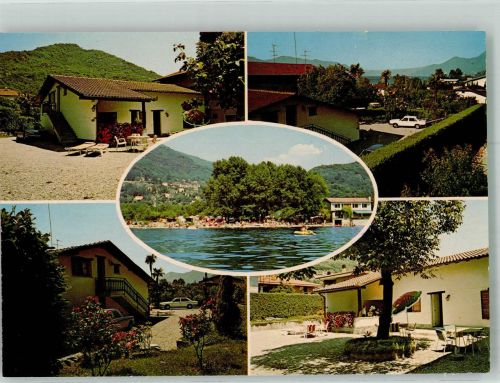 21010 Maccagno Foto AK Schwimmbad Pension Arber