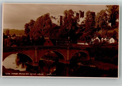 Shrewsbury Foto AK Burg Ludlow Shropshire