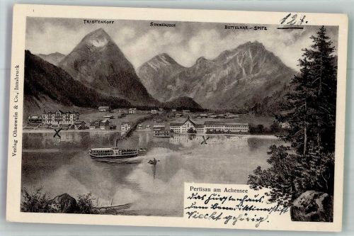 6212 Pertisau Foto AK Achensee Gasthaus zur Seespitze