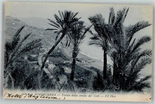 18012 Bordighera 1918 Foto AK