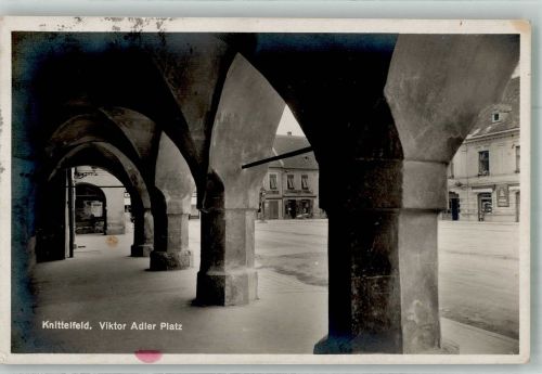 8720 Knittelfeld 1930 Foto AK Viktor Adler Platz