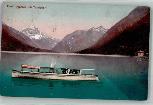 6600 Reutte Foto AK Plansee mit Tanneller