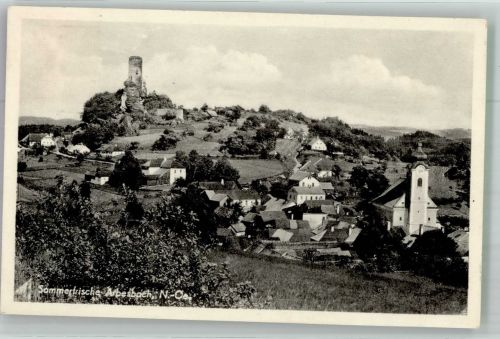 3925 Arbesbach Foto AK Kirche Burg Ruine