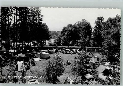 9220 Velden am Wörther See Foto AK Campingplatz