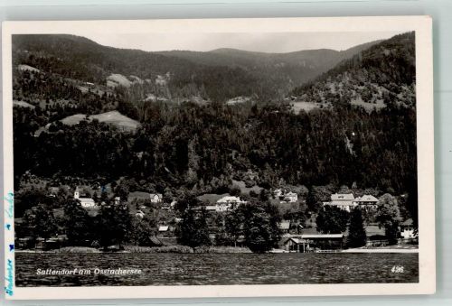 9520 Sattendorf 1954 Foto AK Ossiachersee