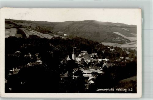 3400 Weidling 1924 Foto AK
