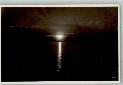 Nordkapp Foto AK Mitternachtssonne