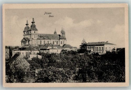 Posen Poznan 1915 Foto AK Dom Feldpost WK I