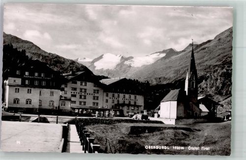 6450 Obergurgl Gurgl Foto AK Kirche Hotel Gurgl