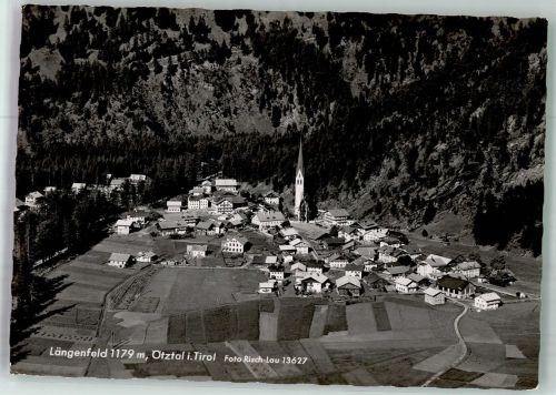 6444 Oberlängenfeld 1959 Foto AK Foto Risch-Lau