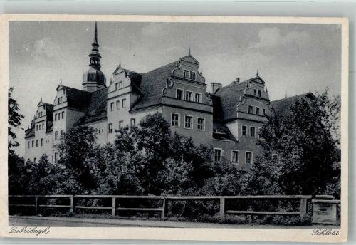 03253 O7981 Doberlug-Kirchhain Foto AK Schloss Dobrilugk
