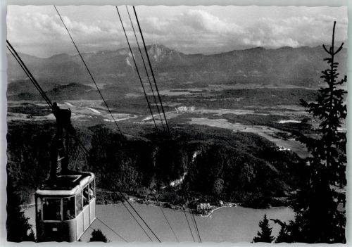 9462 Görlitzen Foto AK Seilbahn Kanzelbahn Ossiachersee