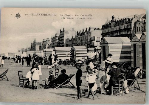 Blankenberghe Blankenberge Foto AK Strandansicht