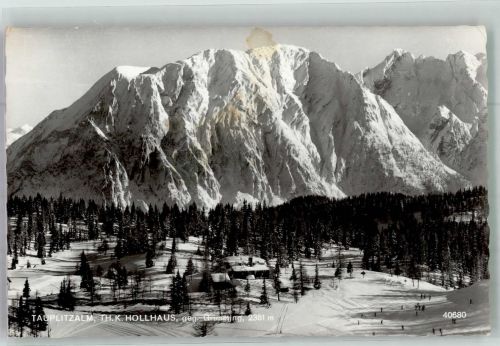 8982 Tauplitz Winter Gasthaus Th. K. Hollhaus