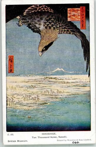 Tokyo Tokio Hiroshige Ten Thousend Acres Susaki Motiv Japan Lithographie / Künstlerkarte