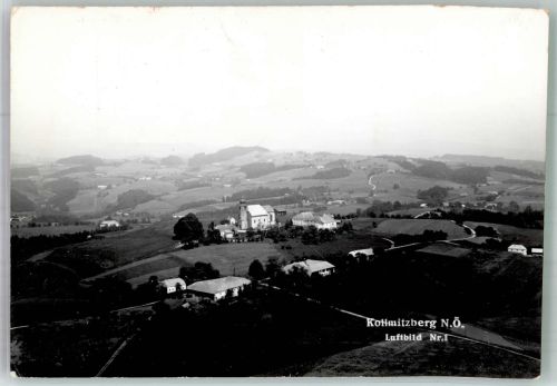 3321 Kollmitzberg Foto AK Fliegeraufnahme