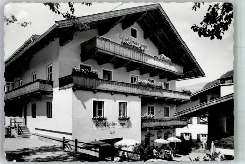 6283 Hippach-Schwendberg 1964 Foto AK Gasthaus Pension Zenzer