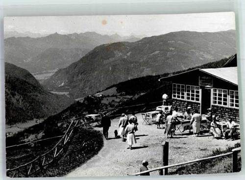 Pöllinger Hütte 1966 Foto AK Hüttenstempel