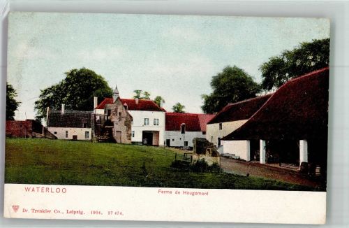 Waterloo Foto AK Ferme de Hougomont