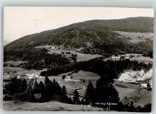 9362 Metnitz 1964 Foto AK Bahnpost Oberhof-Frielach Oberhof Kärnten