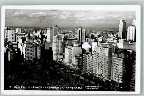 Sao Paulo 1962 Foto AK Panorama