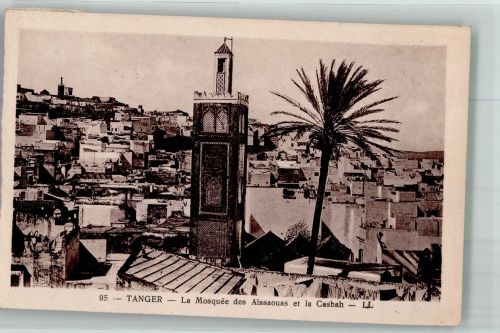 Tanger Tangiers 1928 Foto AK Moschee Casbah
