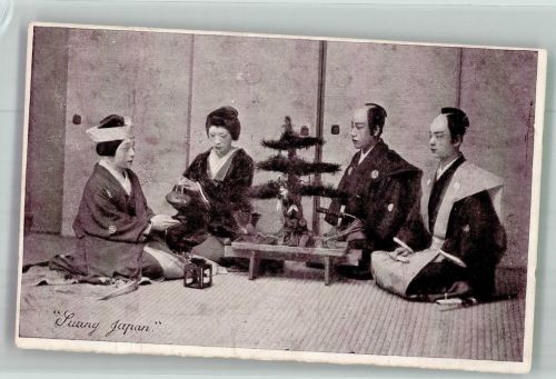 Tokyo Tokio Tracht Teezeromonie Motiv Japan Foto AK