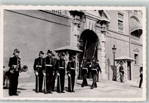 Monaco Foto AK Uniform Garde Wache Schloss