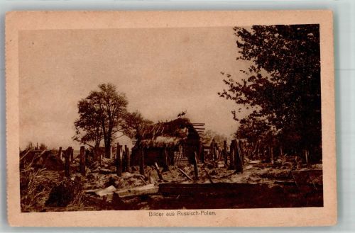 Brest Brest-Litowsk Feldpost WK I 92.Inf.Div. Bauernhaus russisch-polnisch Feldpost WK I / WK II 1916 Foto AK